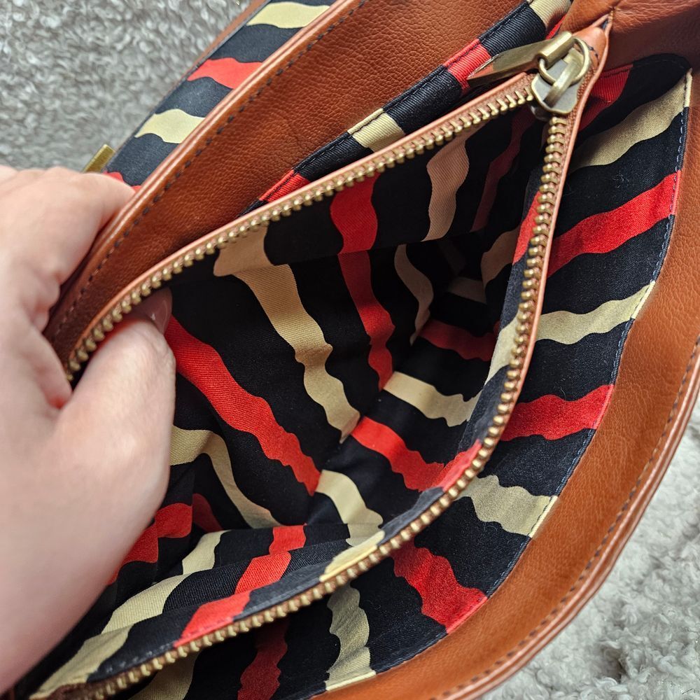 Marc Jacobs Vintage Brown Leather‎ Flap Satchel - Picture 7 of 13